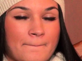 Agreeable adorable gf getting face drilled