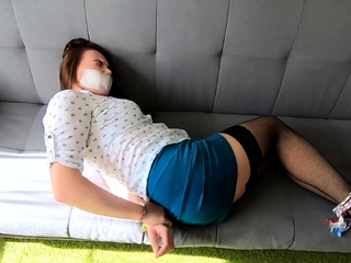 Beginner fetish BDSM motion with redhead