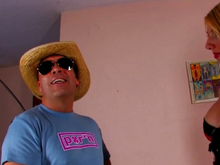 French blonde milf get outside casting