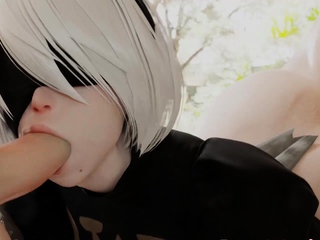 NieR Automata Sluts is Used as a Intercourse Slaves