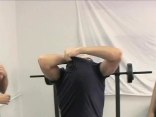 Voracious adorable chick bounces on obese meat