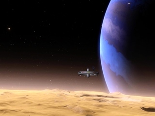 3d attractive shemale fucks challenging a horny girl in a space station