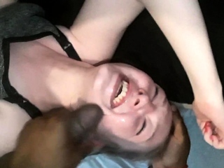 Amateur girlfriend dwelling blowjob anal and facial cumshot