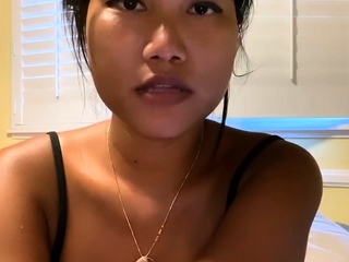 Amateur striptease and Solo masturbation