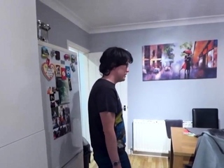 Brit bitch fucks leeds guy just after blowjob