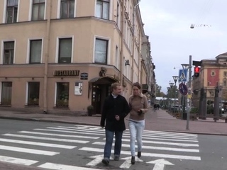 Engaging russian young perfection Leyla enjoys getting drilled