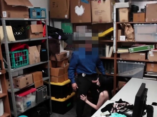 French teen girl Suspect was caught red transferred by shop