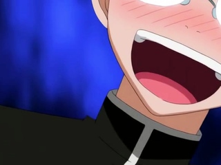 Hentai redhead provides blowjob and obtaining sex