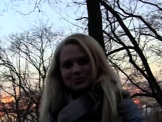 Pornstar with little mounds mounts and rides a challenging pole