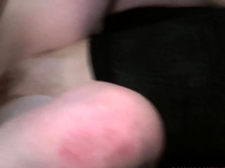 Slut consuming pussy for the duration of blowbang