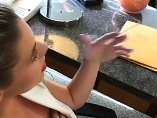 Startling honey and studying how to ride a sex toy