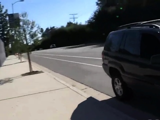 Striking brunette minx blows shlong gets prepared for fuck