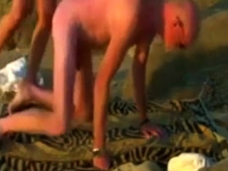 Two daddys at the beach