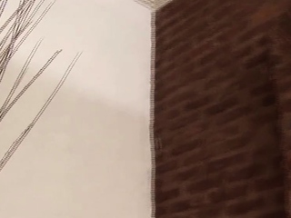 Amateur adorable blonde and brunette girls performing blowjob