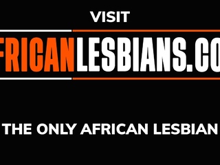 Busty African Cuties Soapy Lesbian Sex