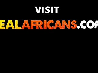 Busty African Girl Pounded By Random