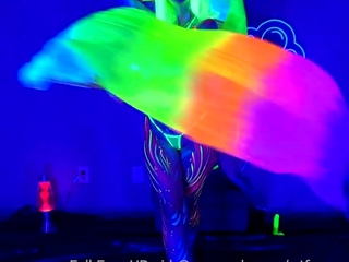 Camsoda   Bodypainted babe solo