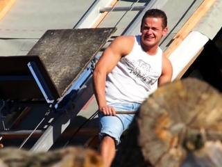 Clothed and excited hotties having a giant penis therapy