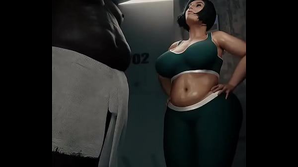 FAT BLACK Guys FUCK GIRL Massive TITS 3D Common BUTCH 2021 KAREN MAMA