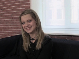 Frisky blonde russian bombshell Meggy banging