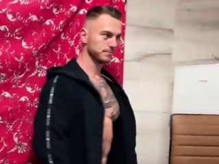 Gay twink goes solo and jacks off