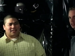 Guys shocked and completely busted in a dark fetish cave