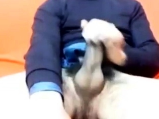 Italian Str8 Guy with Major Cock cums on cam 118