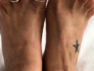 Maitresse Madelines solo foot fetish POV