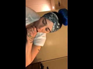 Mixed girl BBC Blowjob POV