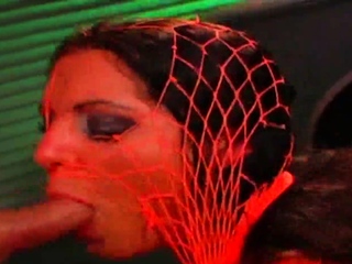 Attractive whore MILF Ariana Jollee gets double banged in gangbang