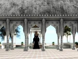 Super dickgirl plays with a attractive princess in medieval castle