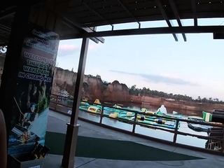 Teen couple waterpark entertaining and sex right after