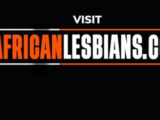 African winter ideal fought with warm pussy