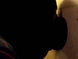 BBC obtaining sucked at homemade glory hole with CIM