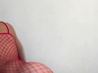 Significant Tits Tranny Strokes her Significant Cock