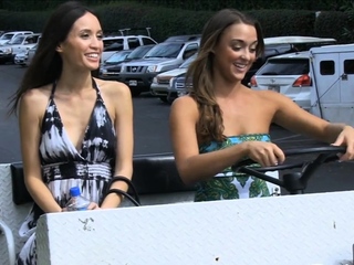 Breasty luscious girl masturbating