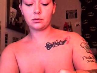 Brunette Significant Boobs Dildo Webcam