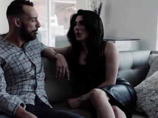 Brunette trans gets her ass fucked by her boyfriends bigcock