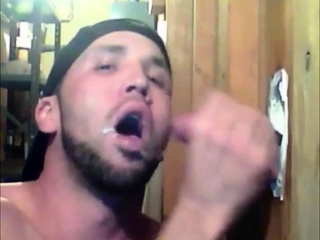 Buddy of mine taking cumshot soon after cumshot at his GH