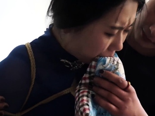 Chinese bondage – Pillow case gag celebration