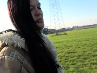 GERMAN SCOUT – BERLIN GOTH GIRL DOREEN PICKUP AND ROUGH FUCK