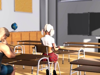 Horny college girl gets difficult anal fuck by a black massive coc