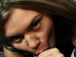 Hot babe welcomed household to a hot cock