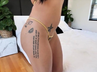 Morgan spread her legs wide open for horny Brad’s DONG