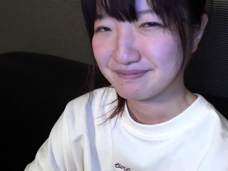 Compact titted asian teen Sevil take a giant cock