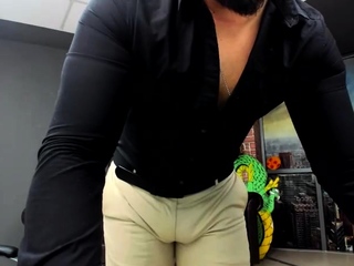 Solo masturbation and gay climax