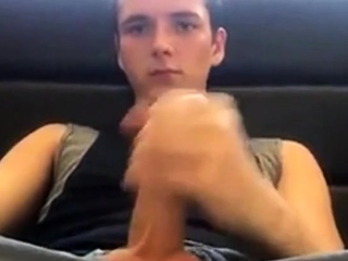 Sweet Boy Wank His Dick