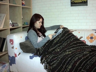 Babe rides up ramrod and starts performing rodeo on it