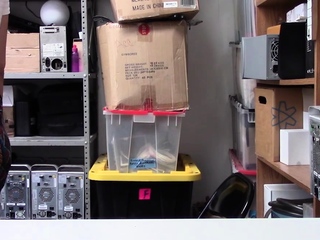 Significant tits teen shoplifter strips then fucked by older officer