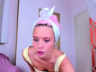 Blonde Teen Solo Masturbation